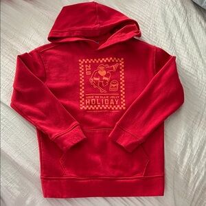 Old Navy Festive Red Kids Hoodie